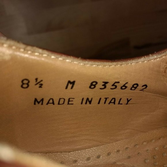 Montecatini Leather Wing Tip Oxford Italian Shoes main image 7
